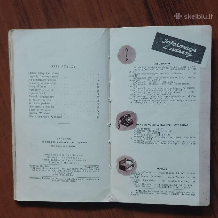 Wilnius dla turysty ,1957 r. / Vilnius turistams - nuotraukos Nr. 32