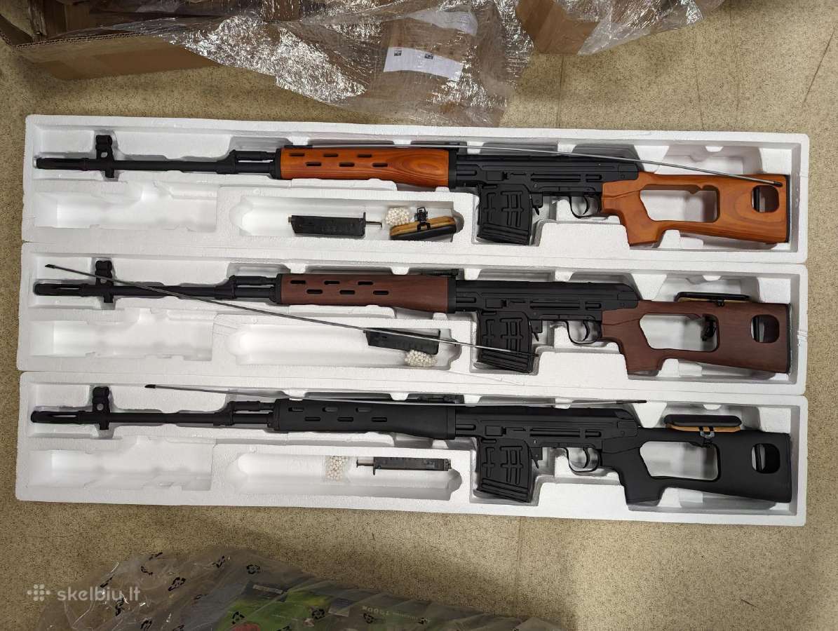 Svd Dragunov galingas snaiperis, metalinis airsoft