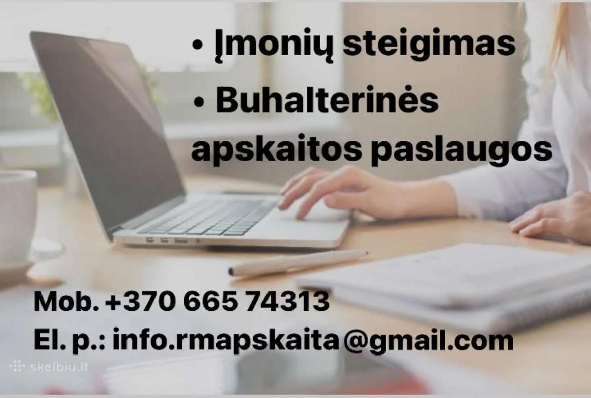 Buhalterinė apskaita, įmonių steigimas
