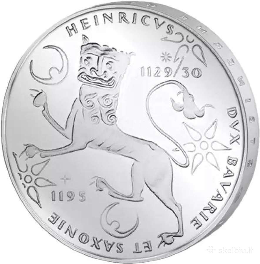 Vokietija 10 markių 1995 m. Ag 0.625 Dm03 - nuotraukos Nr. 3