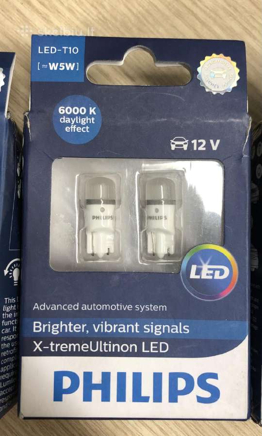 Philips X-treme Ultinon LED 6000 8000 Lemp. - nuotraukos Nr. 2