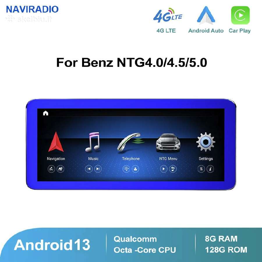 Mercedes Benz Ntg android C Class W205 nuo 2015m - nuotraukos Nr. 23