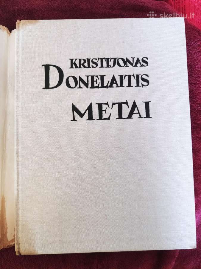 Kristijonas Donelaitis "Metai" 1983 m. - nuotraukos Nr. 2