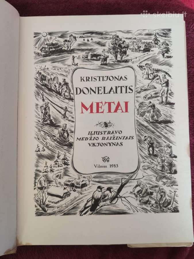 Kristijonas Donelaitis "Metai" 1983 m. - nuotraukos Nr. 3