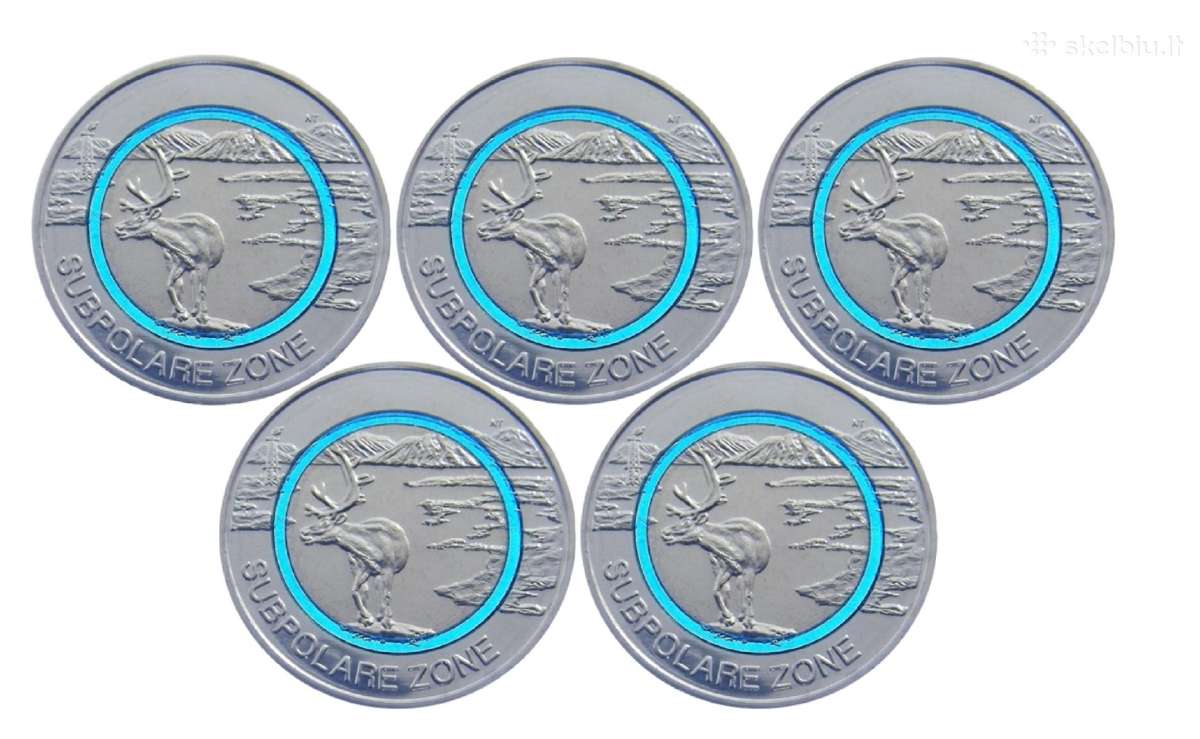 Įvairios euro monetos - nuotraukos Nr. 3