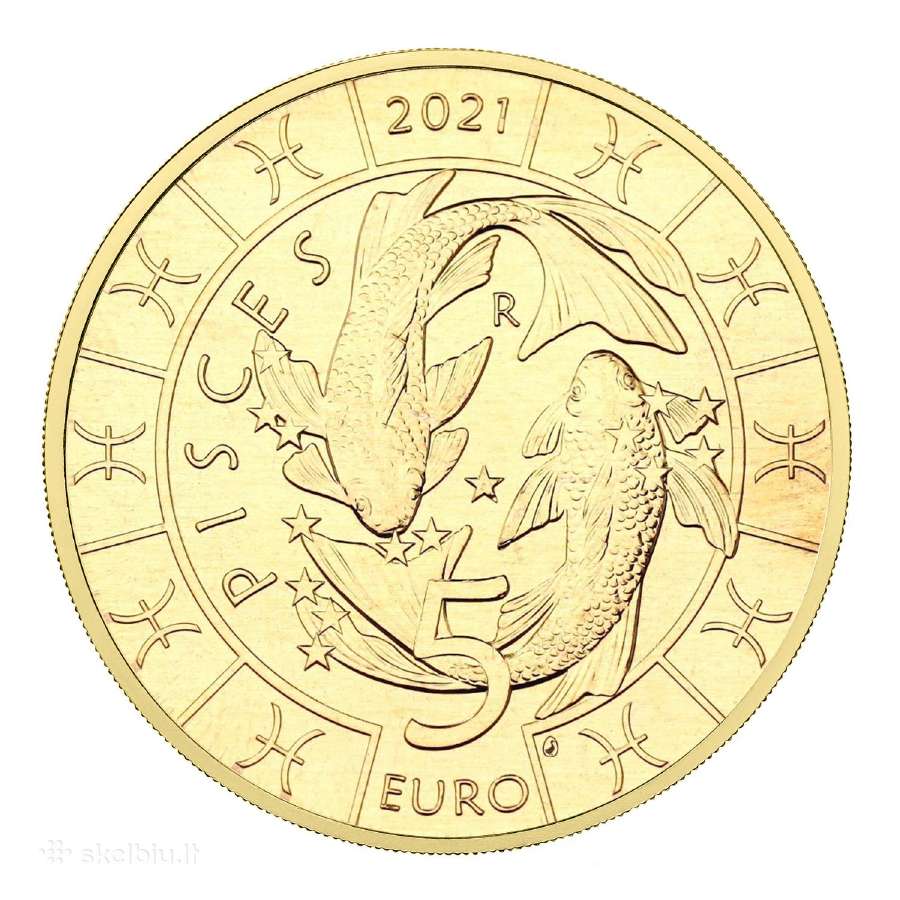 Įvairios euro monetos - nuotraukos Nr. 6