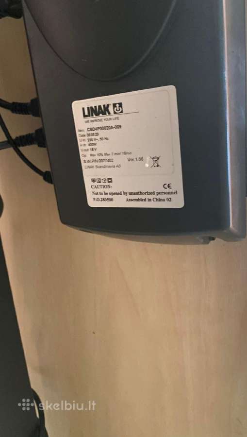 Elektra valdomas stalas, lmdp, linak - nuotraukos Nr. 4