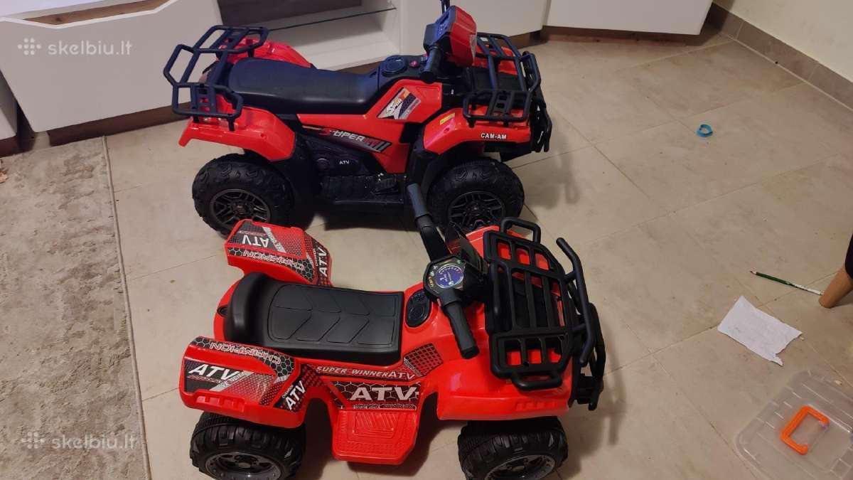 Elektrinė akumuliatorinė mašinėlė keturratis - nuotraukos Nr. 12