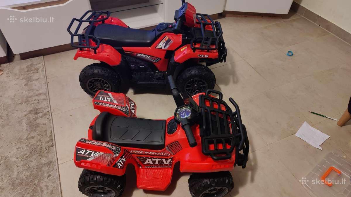Elektrinė akumuliatorinė mašinėlė keturratis - nuotraukos Nr. 12