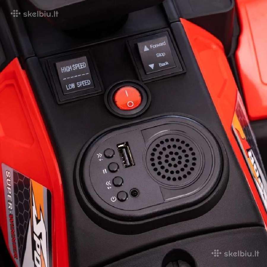 Elektrinis akumuliatorinis automobilis keturratis - nuotraukos Nr. 7