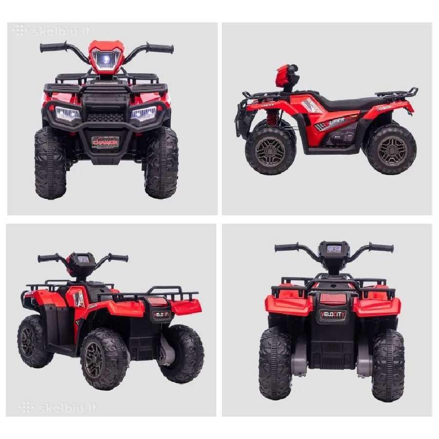 Elektrinis akumuliatorinis automobilis keturratis - nuotraukos Nr. 3