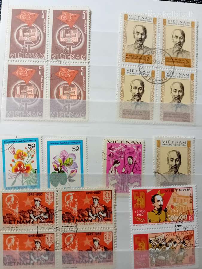 Seni pašto ženklai Vietnamas , albumas - nuotraukos Nr. 7