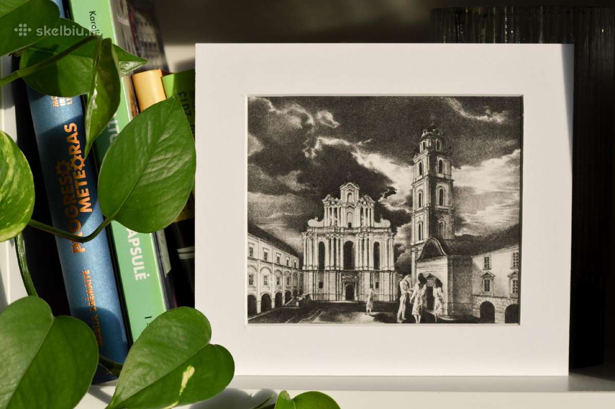 Pasportuota B. Stančikaitės grafikos reprodukcija