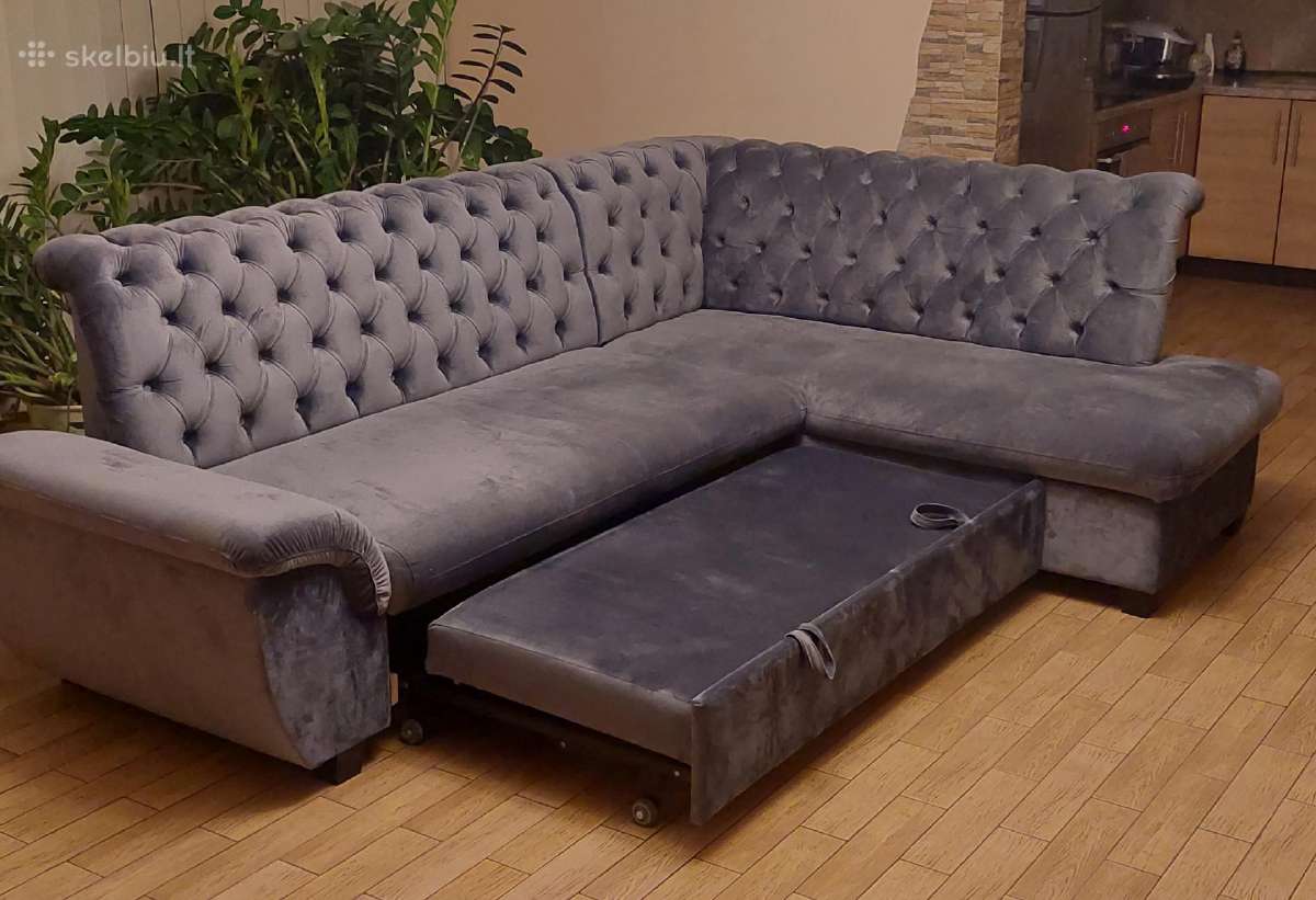 Parduodu mažai naudotą geros būklės sofa-lova - nuotraukos Nr. 3