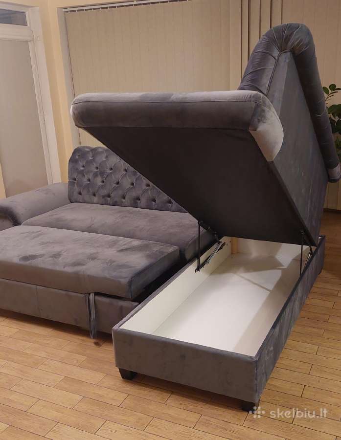 Parduodu mažai naudotą geros būklės sofa-lova - nuotraukos Nr. 6