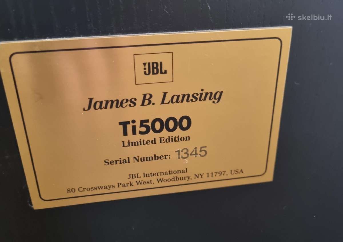 Jbl Ti5000 Limited Edition