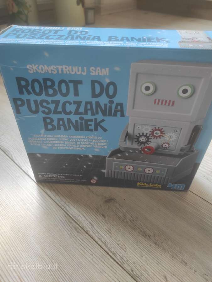 Burbulų pūtimo robotas