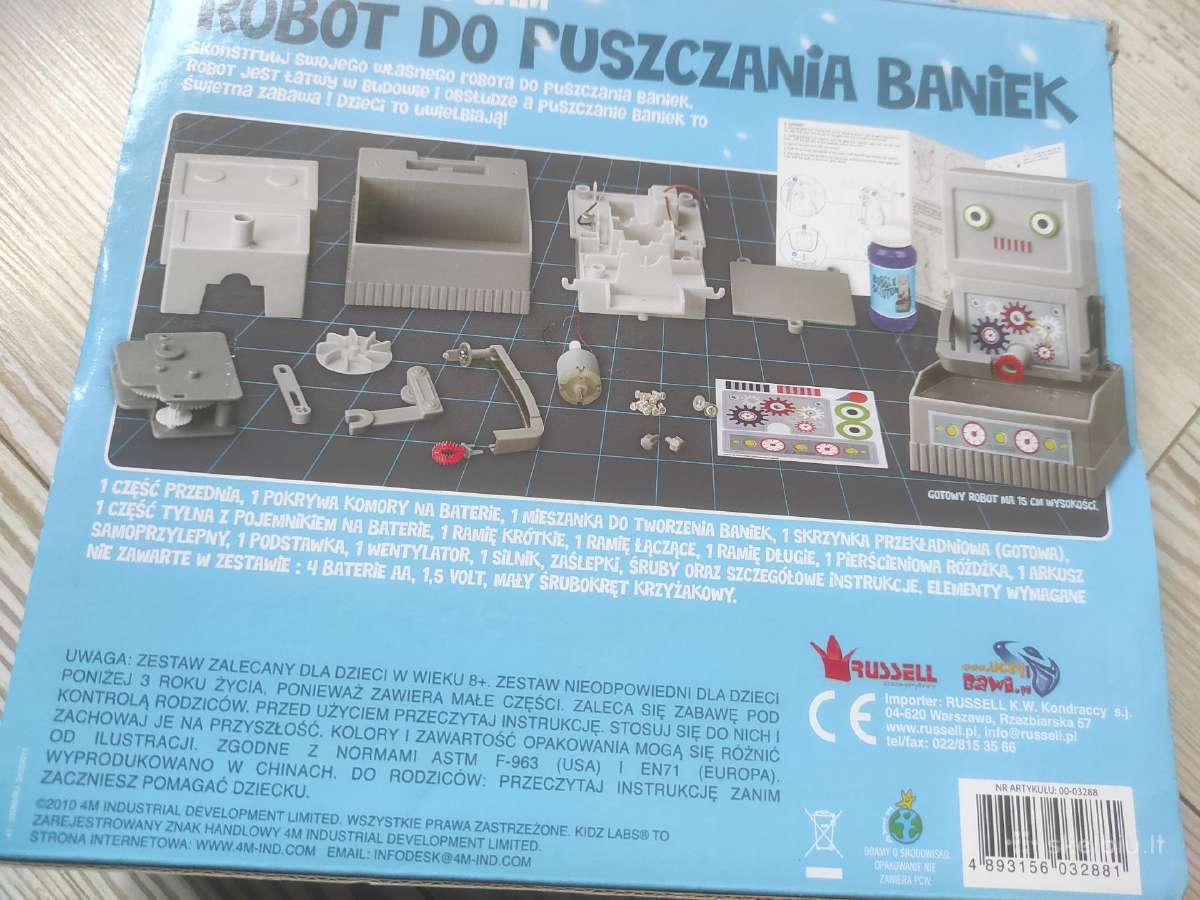 Burbulų pūtimo robotas - nuotraukos Nr. 2