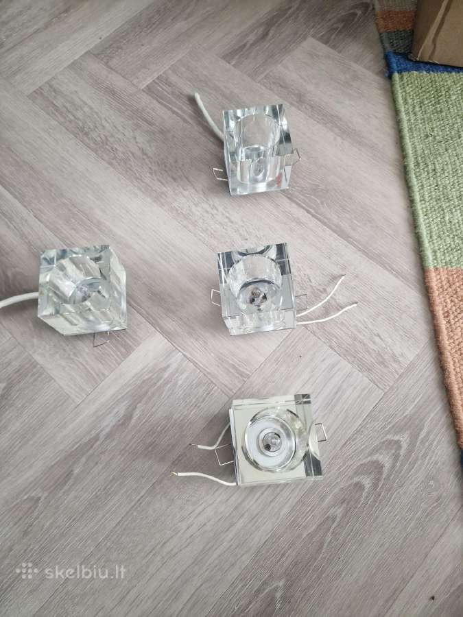 Lubiniai šviestuvai 4 vnt naudoti - nuotraukos Nr. 8