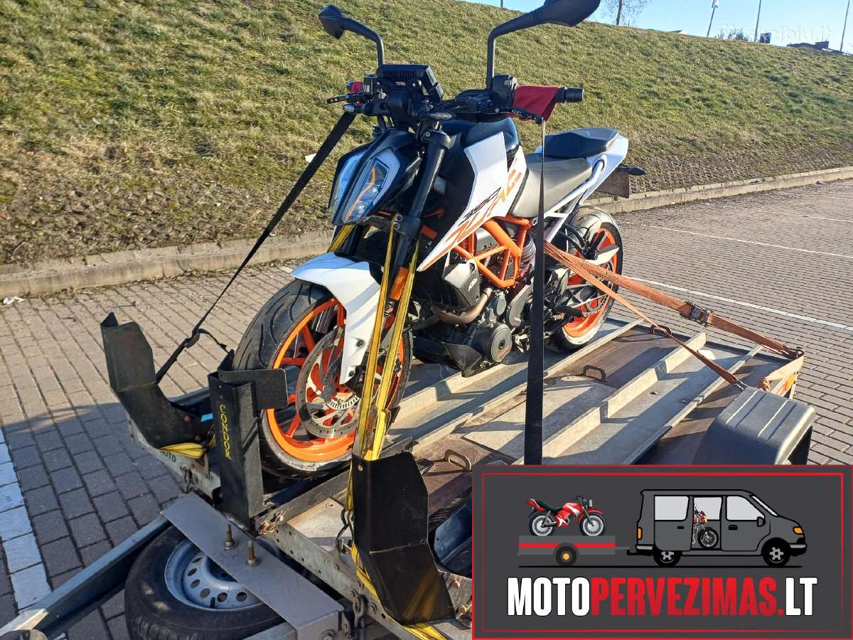 Moto priekabos nuoma Kaune, motociklų pervežimas. - nuotraukos Nr. 5