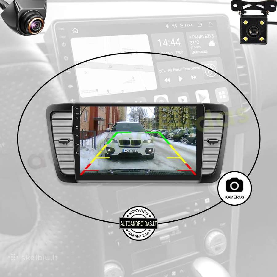Subaru Outback Legacy Impreza Android multimedia - nuotraukos Nr. 7