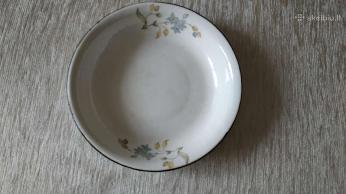 Vintage tarybinė emaliuota lėkštė, pusiau dubuo - nuotraukos Nr. 2