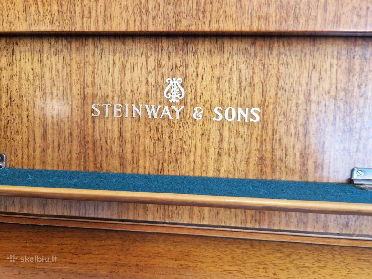 Pianinas, Steinway & Sons modell Z Vokietija - nuotraukos Nr. 5