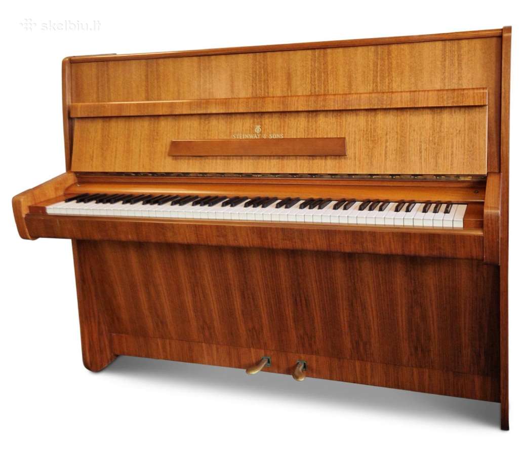 Pianinas, Steinway & Sons modell Z Vokietija - nuotraukos Nr. 15