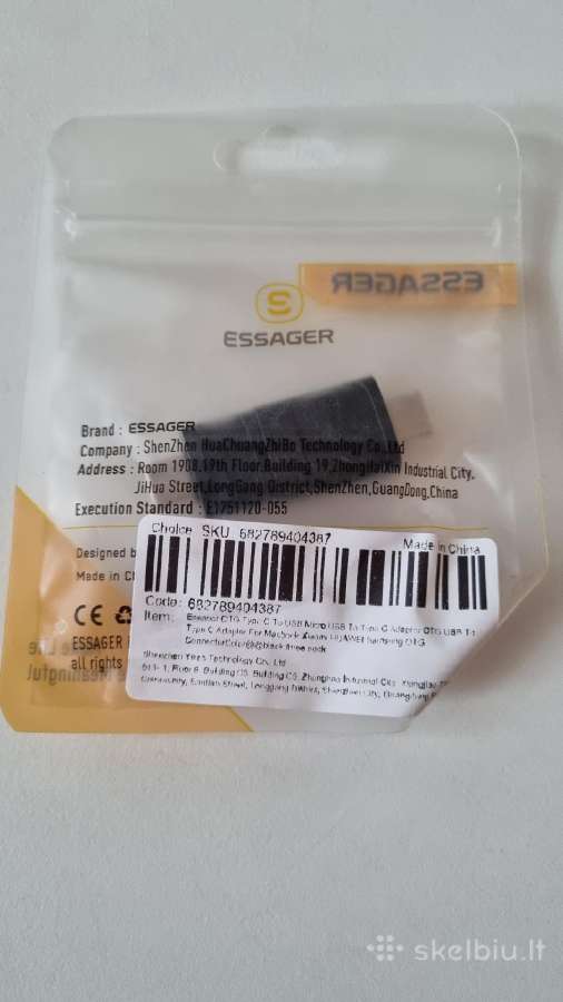 Essager Usb ir Usb-c Adapterių rinkinys