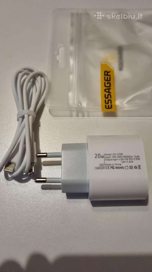 Essager 20w įkroviklis su laidu iPhone - nuotraukos Nr. 2