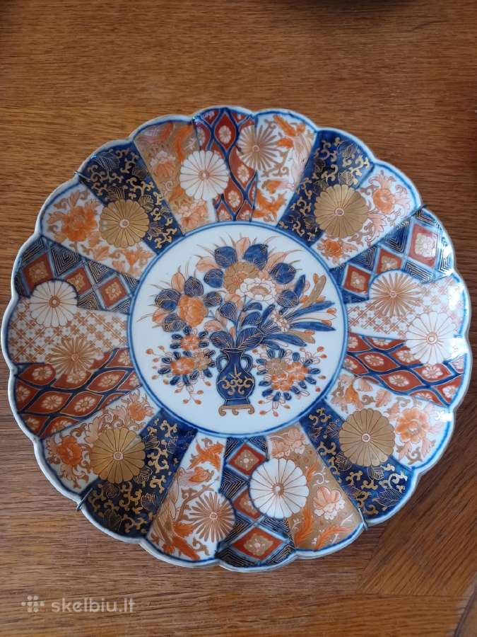 Antikvarinė japoniška Imari lėkštė
