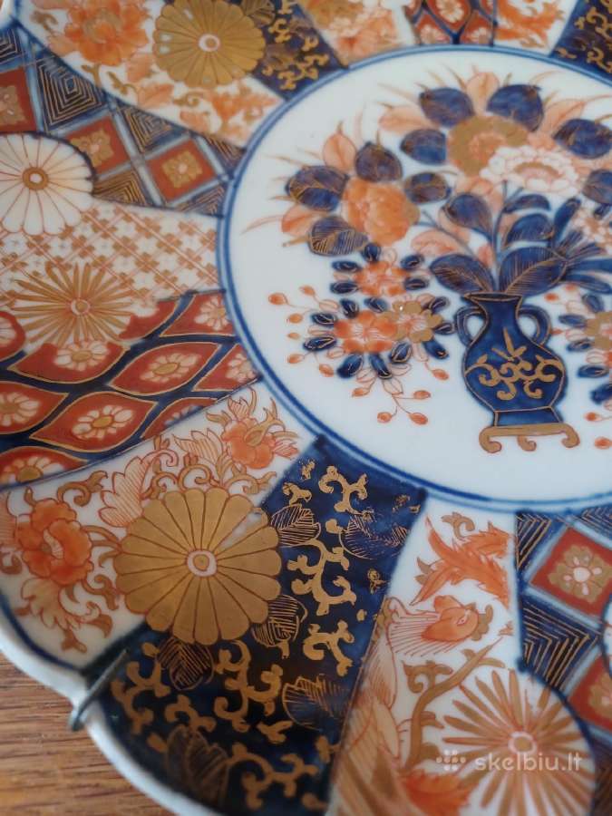 Antikvarinė japoniška Imari lėkštė - nuotraukos Nr. 3