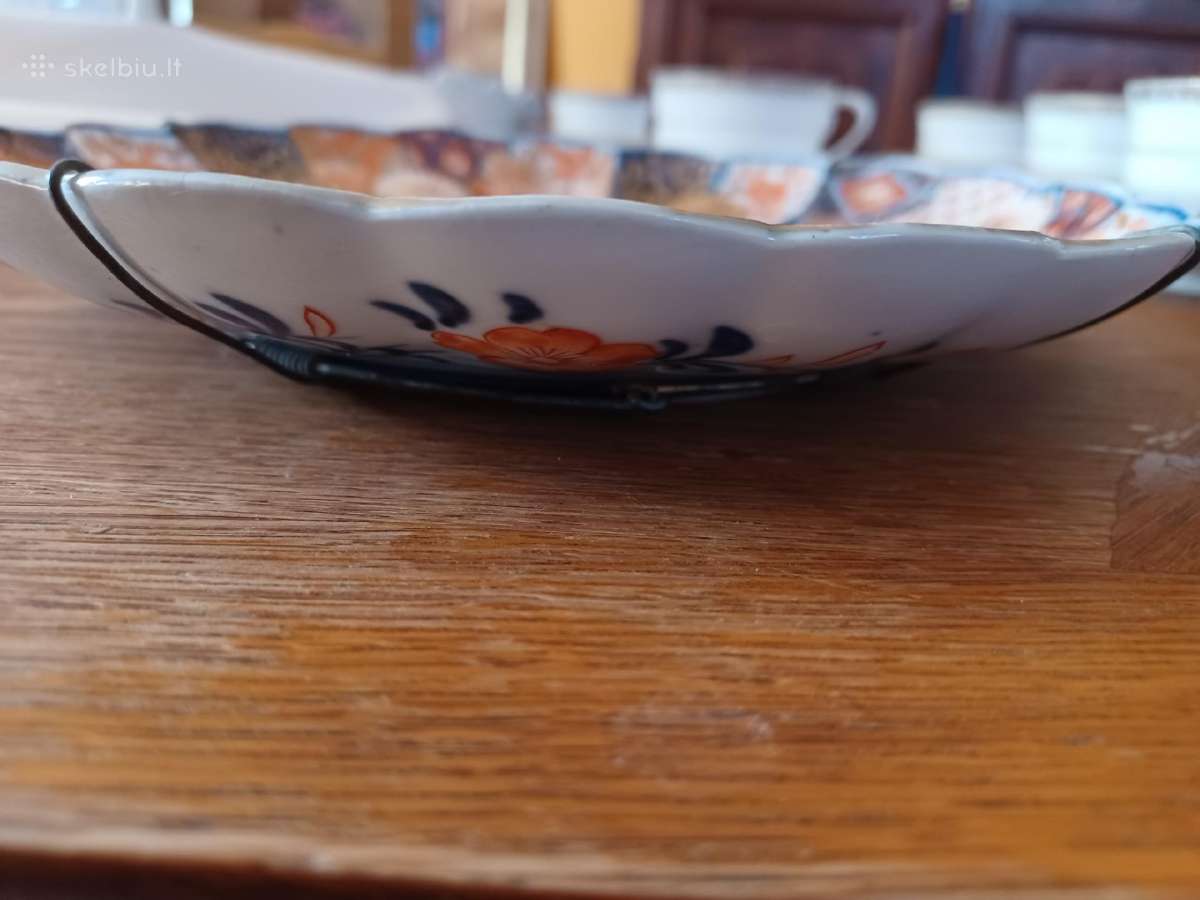 Antikvarinė japoniška Imari lėkštė - nuotraukos Nr. 5