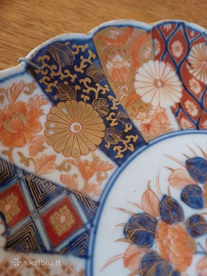 Antikvarinė japoniška Imari lėkštė - nuotraukos Nr. 6