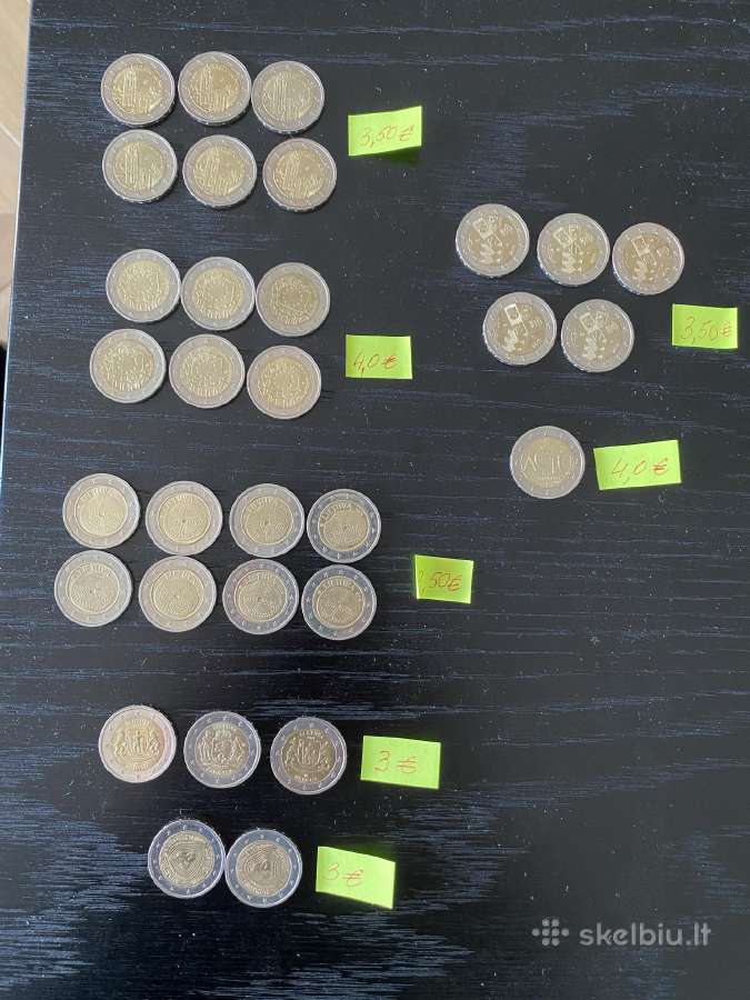 Jubiliejiniai 2 eurai Lietuva