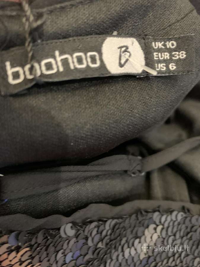 Boohoo blizgi suknelė - nuotraukos Nr. 3