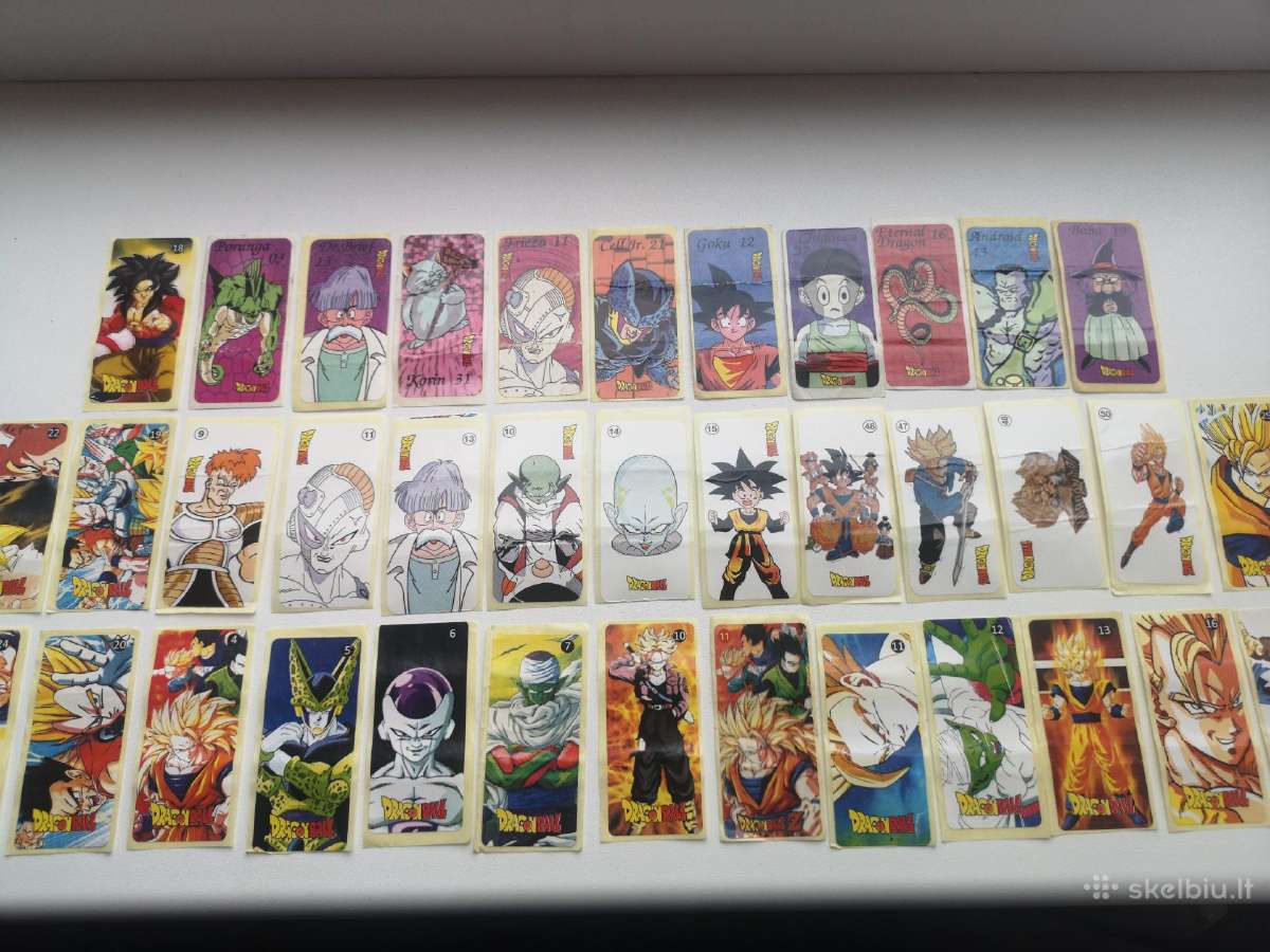Perku korteles, lipdukus, kepsus, Taz, dragon ball - nuotraukos Nr. 3