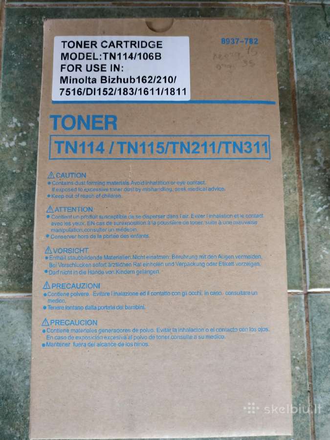 Toneris Konica Minolta bizhub 162