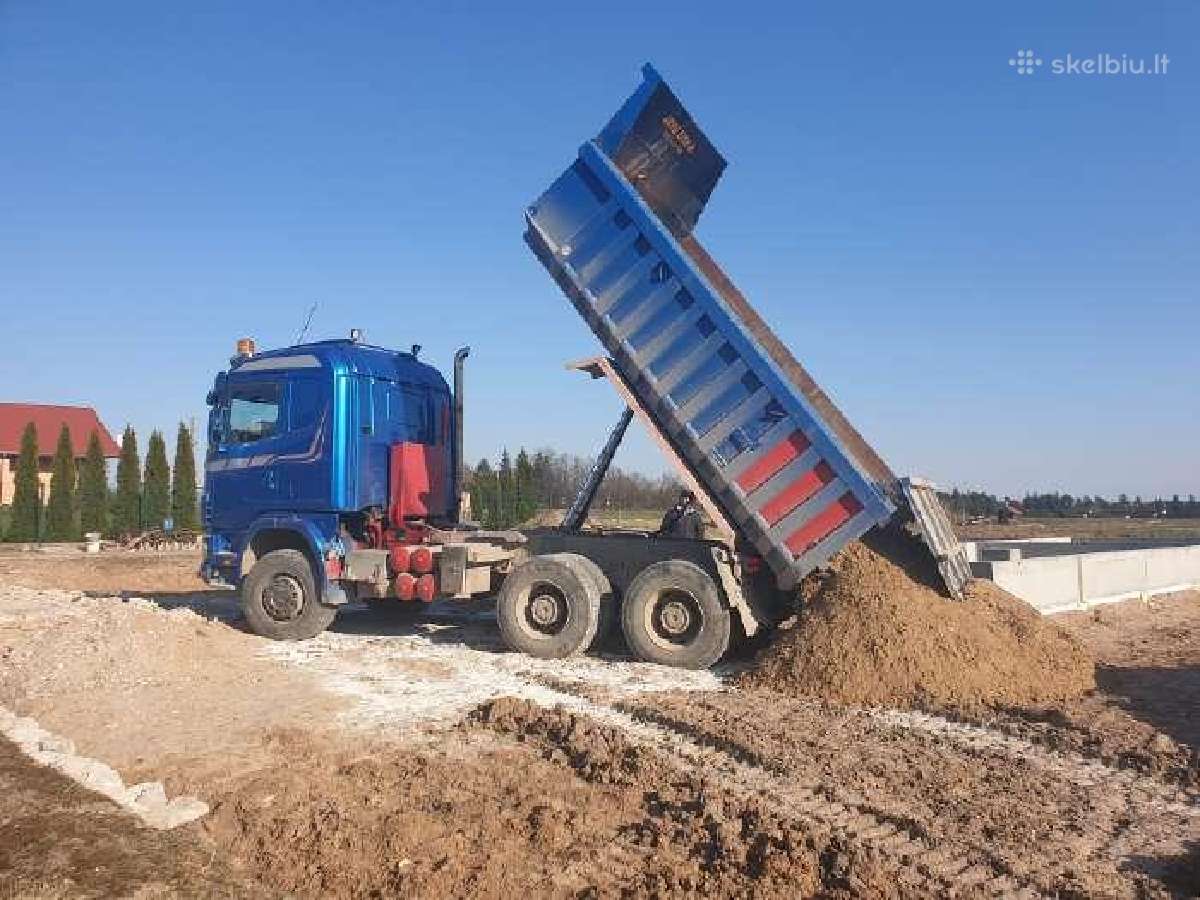 Atvežu žvyrą, smėlį,juodžemį,skaldą,maltą asfaltą - nuotraukos Nr. 5