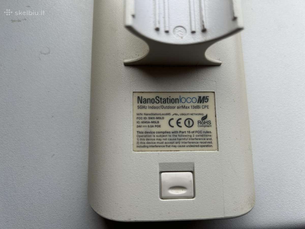 Ubiquiti Nanostation loco M5 - nuotraukos Nr. 3
