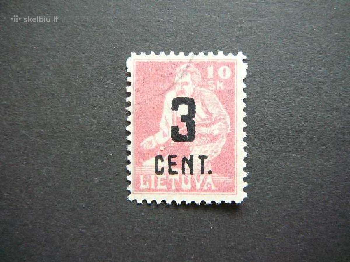 Lietuva 1922 antsp. lit157a