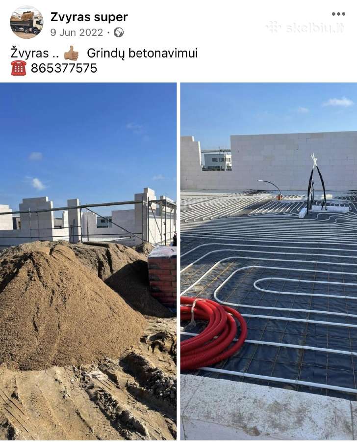 Žvyras pagrindam.skalda.smėlis pagrindu paruošimas - nuotraukos Nr. 11