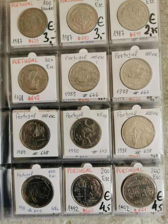 Portugalija 1987-2000m atradimai pilnas rinkinys