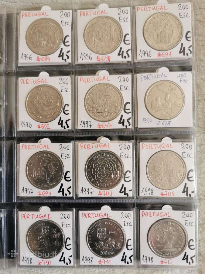 Portugalija 1987-2000m atradimai pilnas rinkinys - nuotraukos Nr. 5
