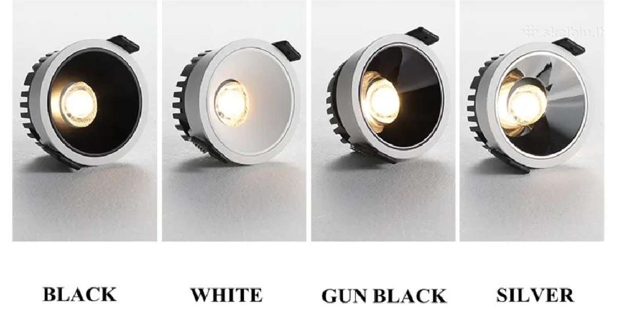 Įleidžiami downlight tipo LED šviestuvai - nuotraukos Nr. 3