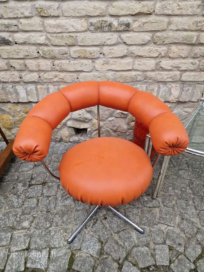 Vintažiniai mid century Bauhaus foteliai Tamburin - nuotraukos Nr. 10