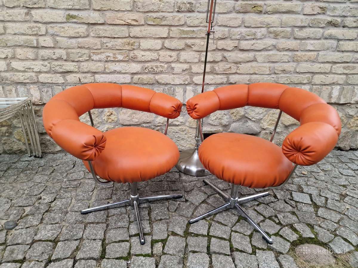 Vintažiniai mid century Bauhaus foteliai Tamburin - nuotraukos Nr. 12