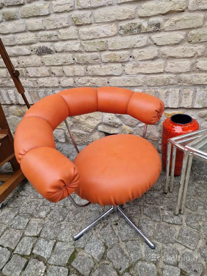 Vintažiniai mid century Bauhaus foteliai Tamburin - nuotraukos Nr. 33