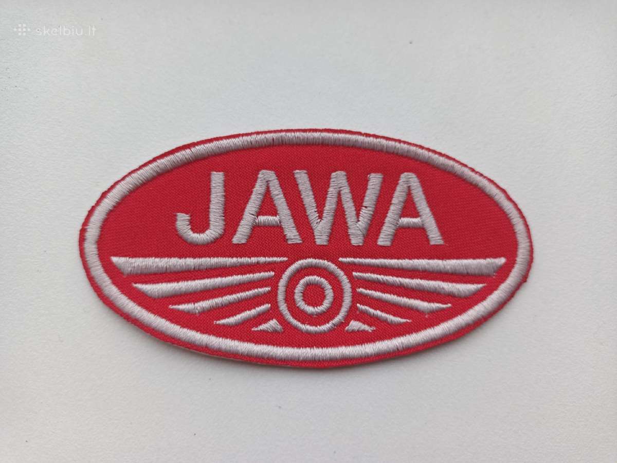 Jawa logo emblema 5x10cm antsiuvas - nuotraukos Nr. 2