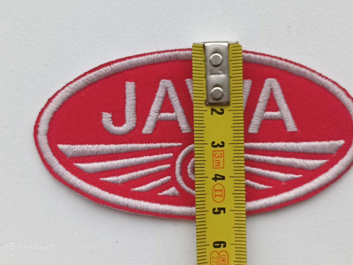 Jawa logo emblema 5x10cm antsiuvas - nuotraukos Nr. 4